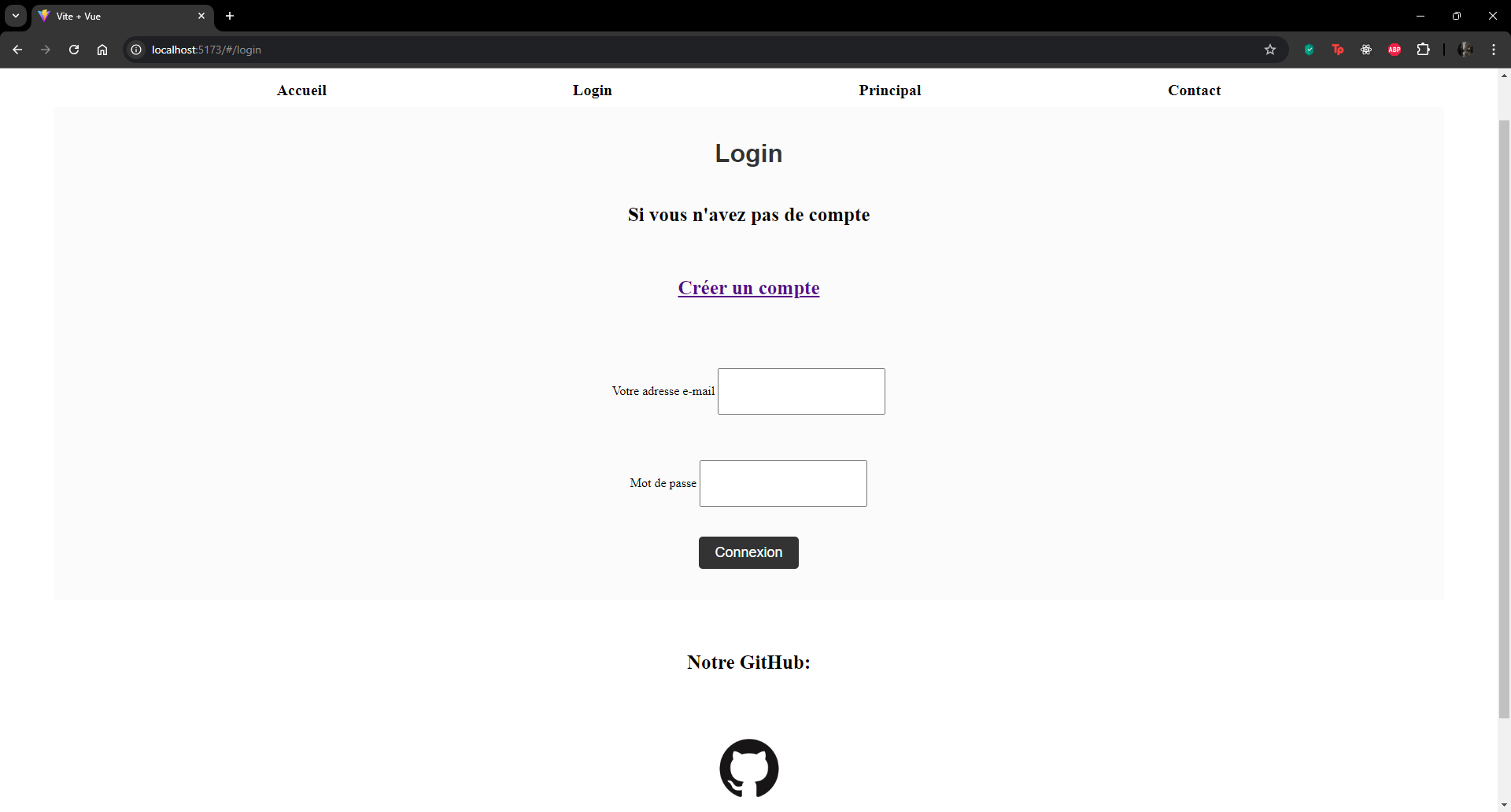 Screenshot Projet 5